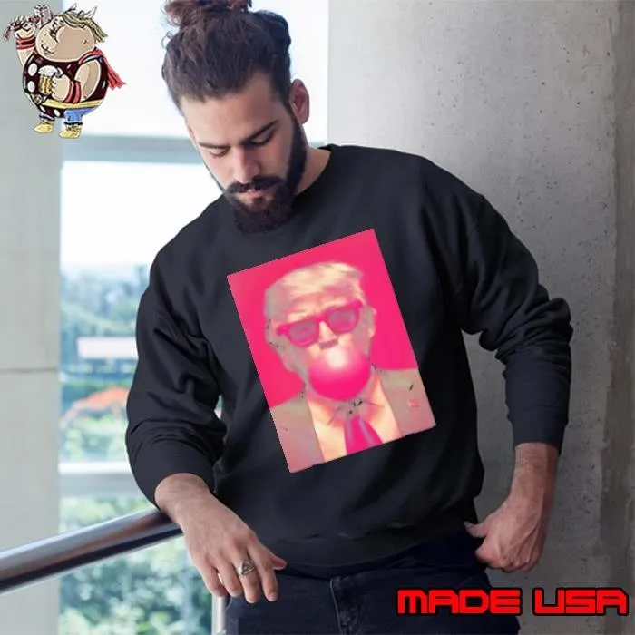 Tiffany Gomas Wearing Trump Bubble Gum 2024 Sweatshirt