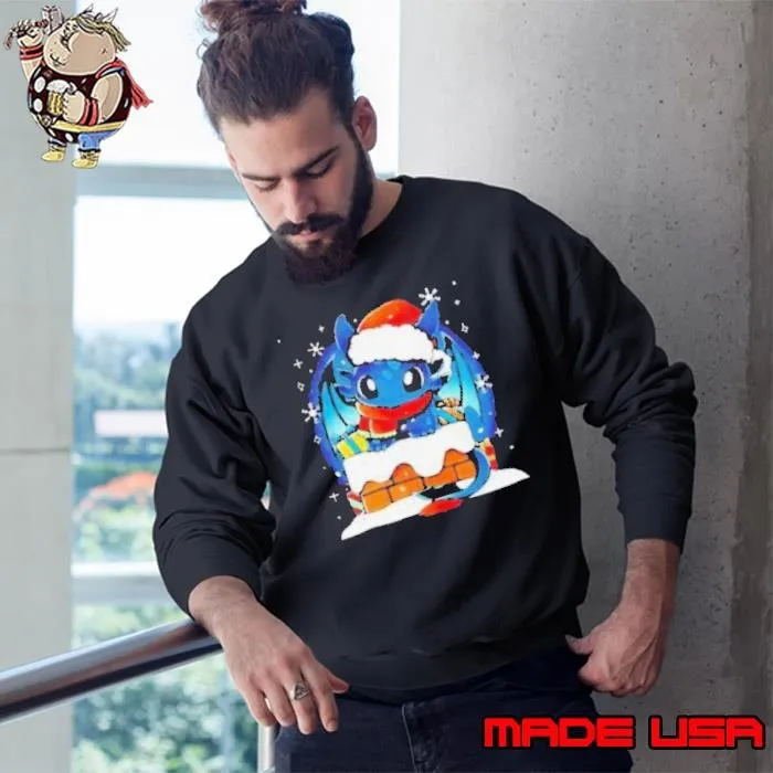Toothless Dragon Santa Claus Xmas Sweatshirt