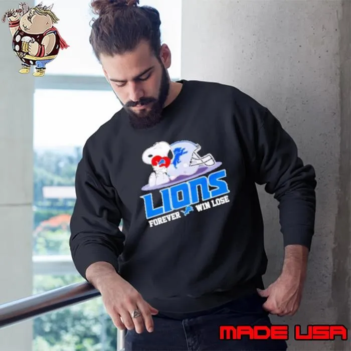 Victory or Defeat Snoopy Detroit Lions Football Sweatshirt