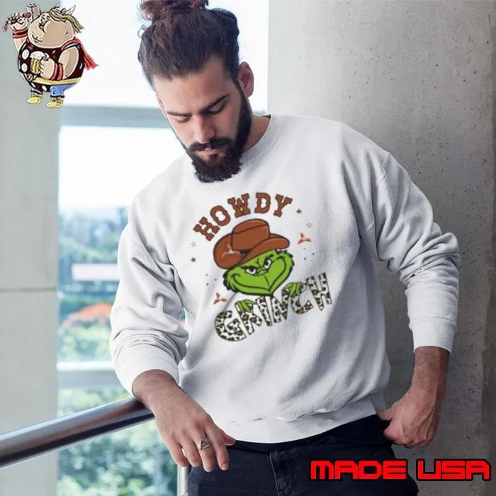 Western Grinch Christmas Grinch Sweatshirt