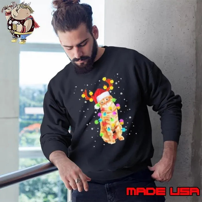 cat christmas snow Shirt
