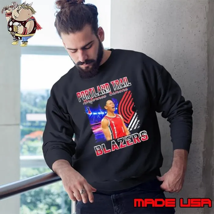 Anfernee Simons American professional basketball Portland Trail Blazers Sweatshirt