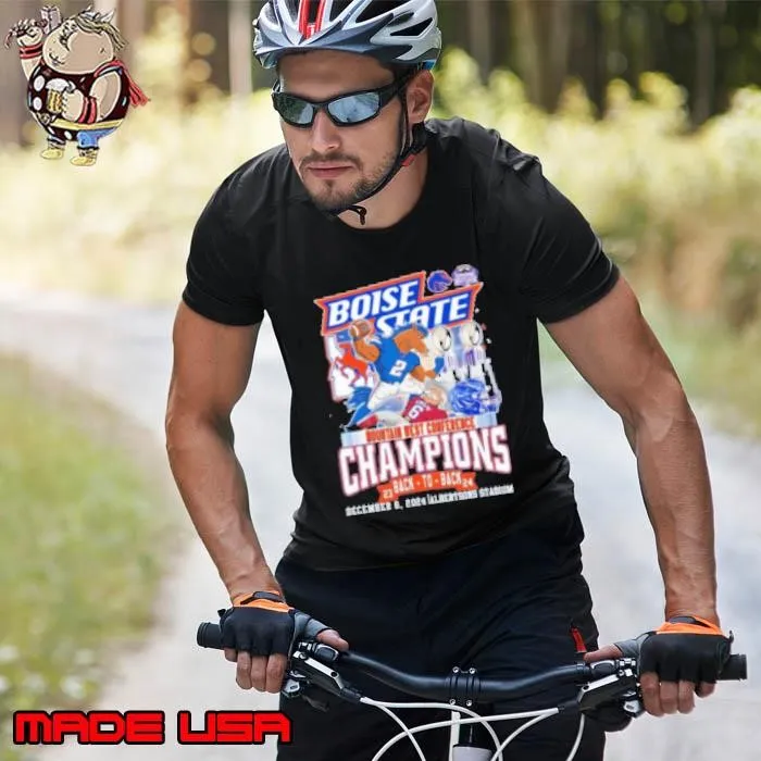 Boise State Broncos Mountain West Conference 2024 The Champions Back 2 Back Unisex