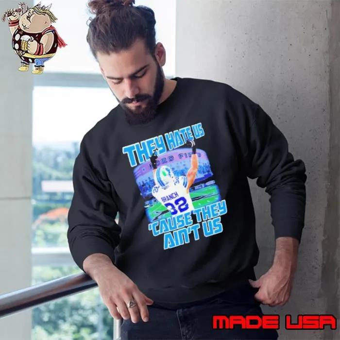 Brian Branch middle finger they hate us ’cause they ain’t us Sweatshirt