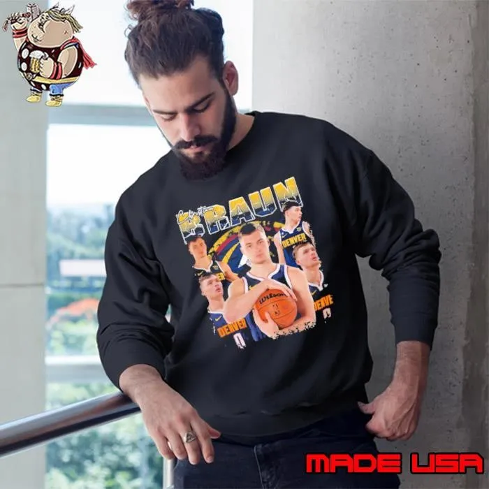 Christian Braun American professional basketball player Denver Nuggets Sweatshirt