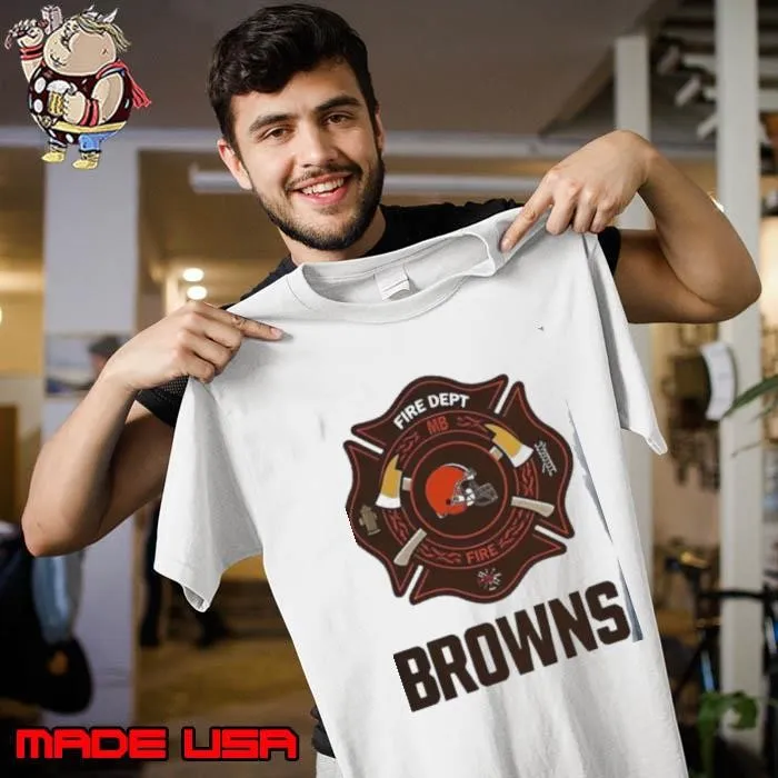 Cleveland Browns Firefighter Appreciation logo shirt