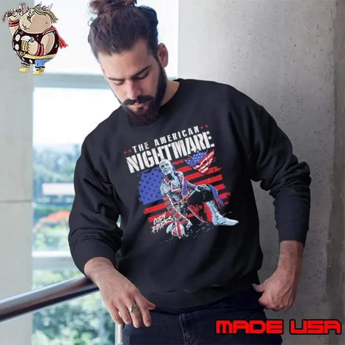 Cody Rhodes The American Nightmare USa Flag Sweatshirt