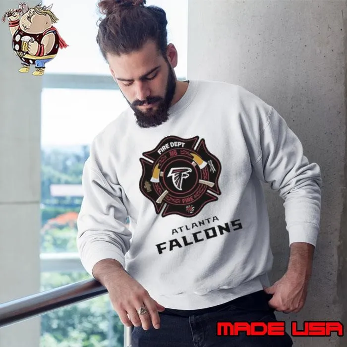 Firefighter Appreciation Atlanta Falcons Logo Sweatshirt