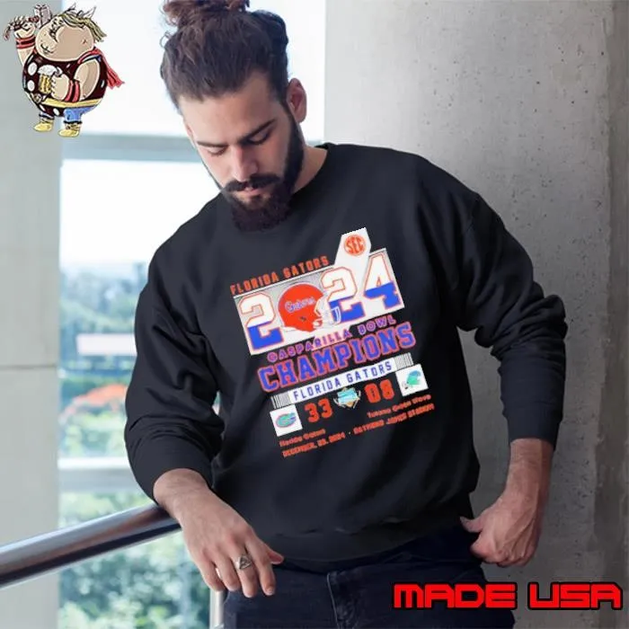 Florida Gators football NCAA Champions Gasparilla Bowl 2024 Sweatshirt