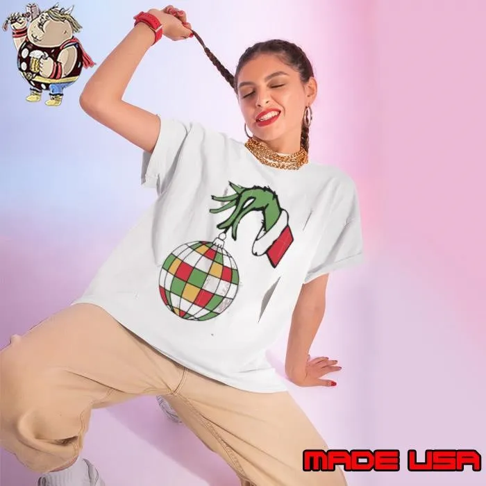 Grinch Merry Christmas Ho Ho Ho Ladies tee