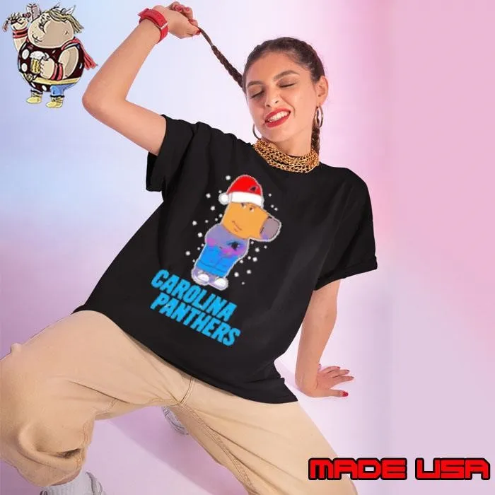 Just a Chill Guy Carolina Panthers Football Christmas Ladies tee