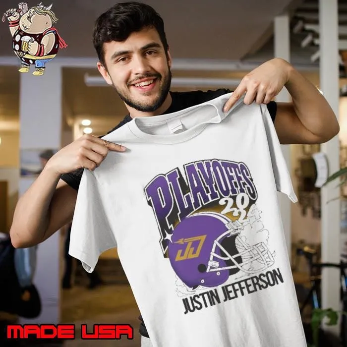 Justin Jefferson 2024 Playoffs shirts