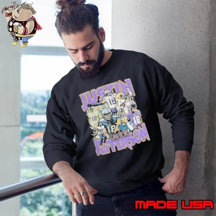 Justin Jefferson American professional football wide receiver NFL Sweatshirt