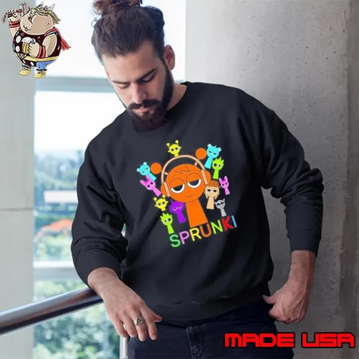 Kids Funny Sprunki Just A Boy Who Loves Sprunki Kids Sprunki Beat Sweatshirt