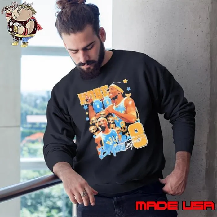 Kobe Bryant 8 signature 90s vintage shirt