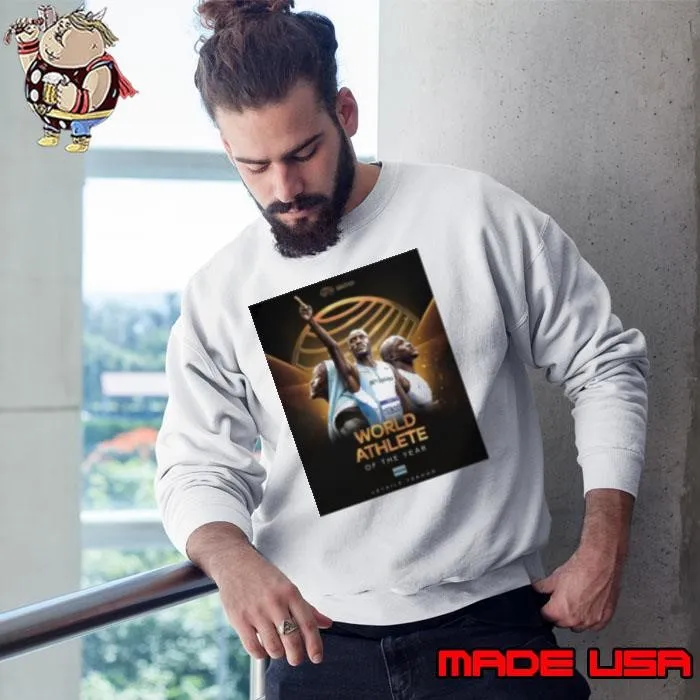 Letsile Tebogo Male World Athlete Of The Year World Athletics Awards 2024 Sweatshirt