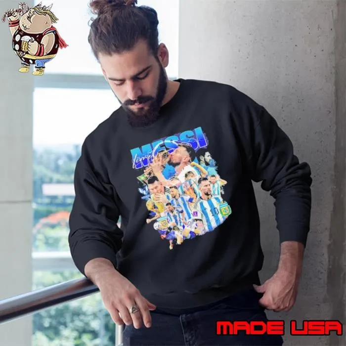 Lionel Messi Argentina Argentine professional footballer Bootleg Sweatshirt