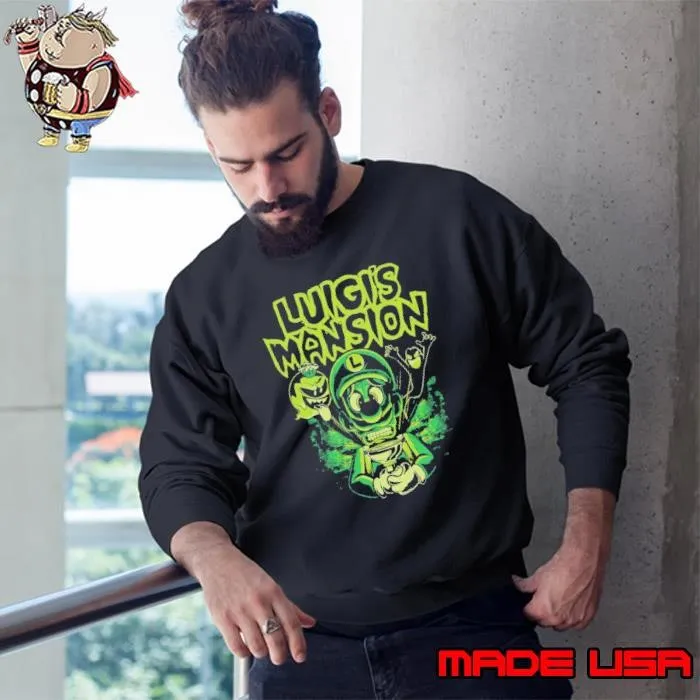 Luigi’s Mansion Sweet Screams Funny Gamer Sweatshirt
