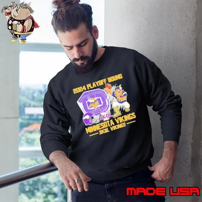 Minnesota Vikings 2024 Playoff Bound Skol Vikings shirts