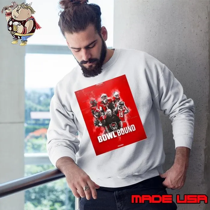 NC State Wolfpack Bowl Bound All Players 2024 Poster Sweatshirt