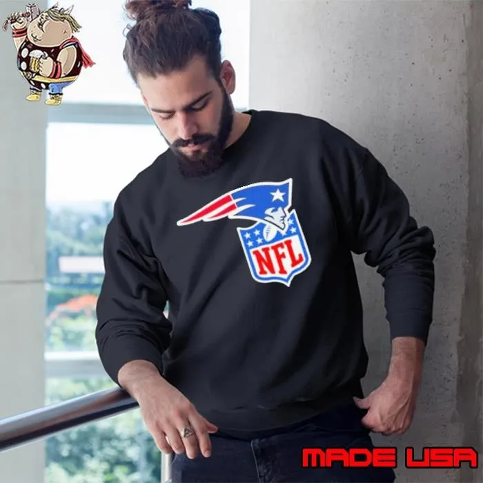 New England Patriots X NFL logo Sweatshirt