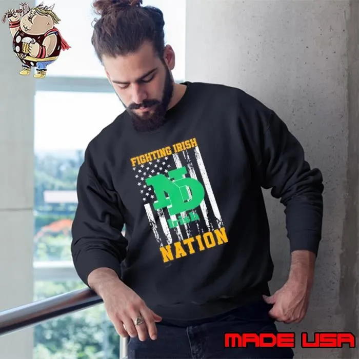 Notre Dame Fighting Irish Logo Nation Hs Sweatshirt