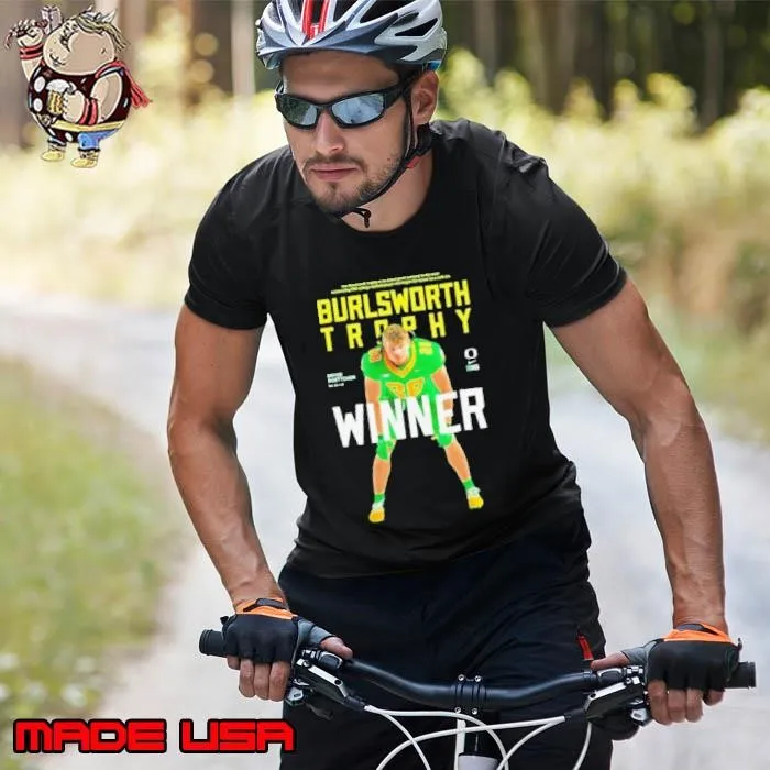 Oregon Ducks Bryce Boettcher 2024 Big 10 Champions Burslworth Trophy Winner Unisex