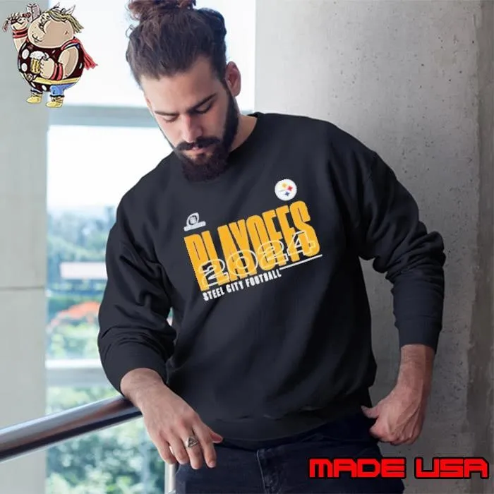 Pittsburgh Steelers 2024 NFL Playoffs Sweatshirt