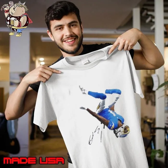Quentin Johnston Los Angeles Chargers Backflip Signature Unisex