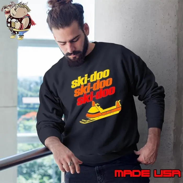 Retro Sport Quote Ski Doo Vintage Snowmobiles Shirt
