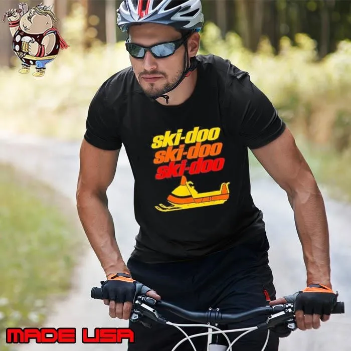 Retro Sport Quote Ski Doo Vintage Snowmobiles Unisex