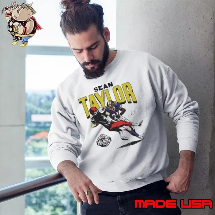 Sean Taylor Washington Commanders 2007 Pro Bowl caricature signature Sweatshirt