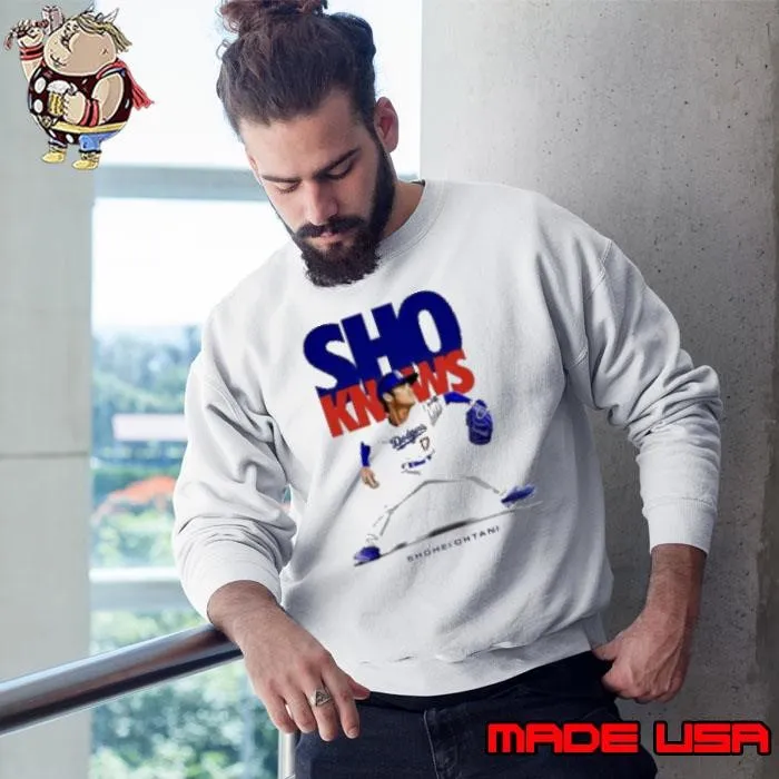 Shohei Ohtani Sho know Los Angeles Dodgers signature Sweatshirt