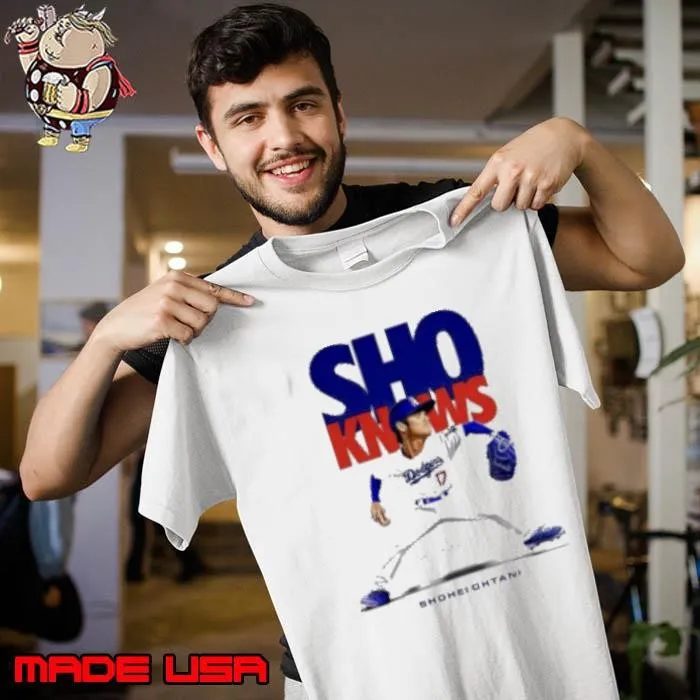 Shohei Ohtani Sho know Los Angeles Dodgers signature Unisex
