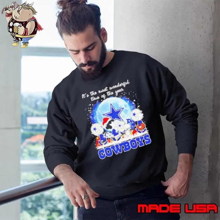 Snoopy Winter Let’s go Cowboy most wonderful time of the year Sweatshirt