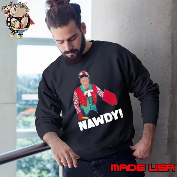 Tally The Elf Nawdy Innocent Funny Christmas Holiday Sweatshirt