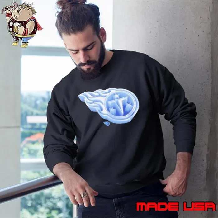 Tennessee Titans Chrome Dimension helmet Sweatshirt
