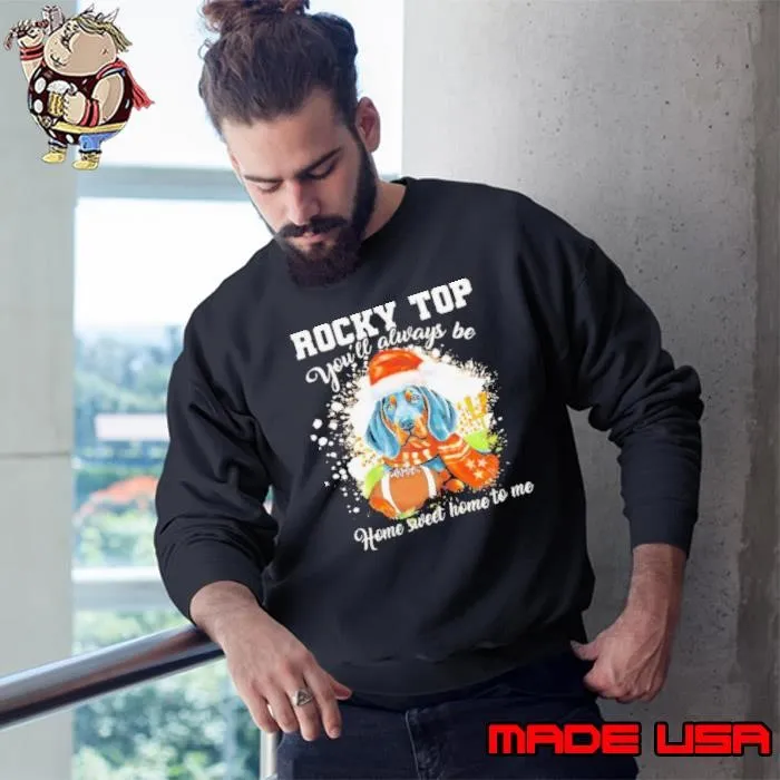 Tennessee Vols Rocky top you’ll always be home sweet home to me Christmas Sweatshirt
