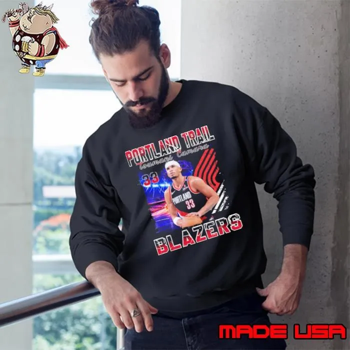 Toumani Camara Belgian professional basketball Portland Trail Blazers Sweatshirt