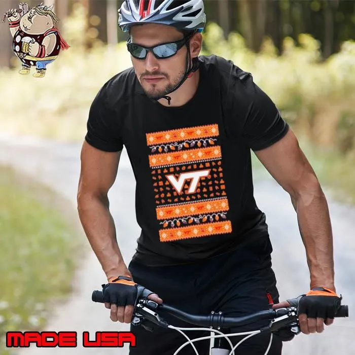 Virginia Tech Hokies Ugly Christmas light Unisex