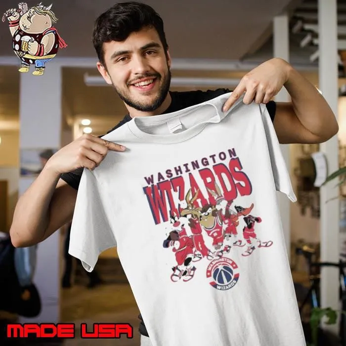 Washington Wizards Looney Tunes characters NBA basketball Unisex