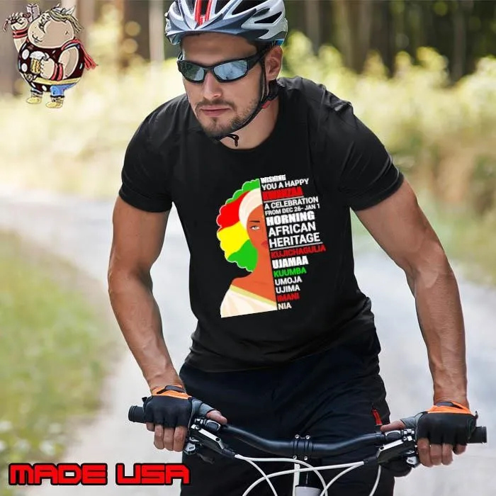 Wishing you a happy kwanzaa a celebration horning african heritage Unisex