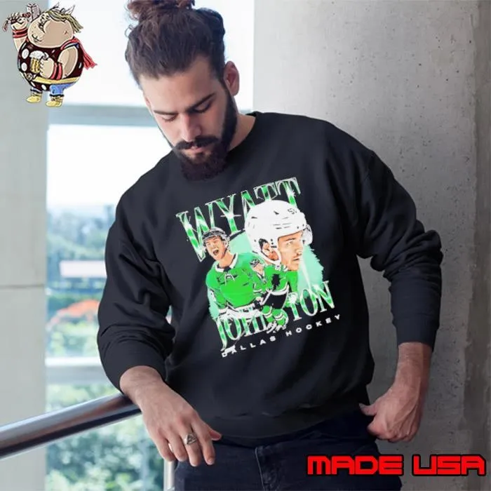 Wyatt Johnston Dallas Stars NHL hockey patriot vintage shirt