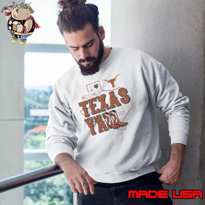 2025 Cotton Bowl Welcome To Texas Y'All Sweatshirt
