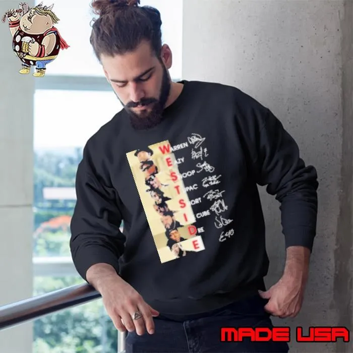 2025 Warren Eazy Snoop Tupac Short Ice Cube Dre E40 New Sweatshirt