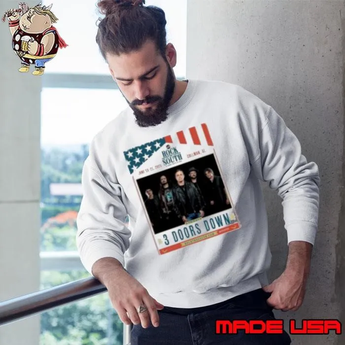 3 Doors Down Rock The South The Biggest Party In The South 2025 Sweatshirt