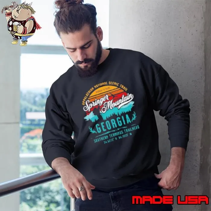 Appalachian National Scenic Trail Springer Mountain Georgia Sweatshirt