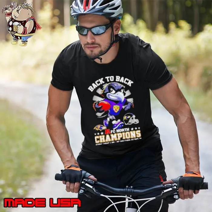 Back to back AFC North Champions Baltimore Ravens mascot Unisex