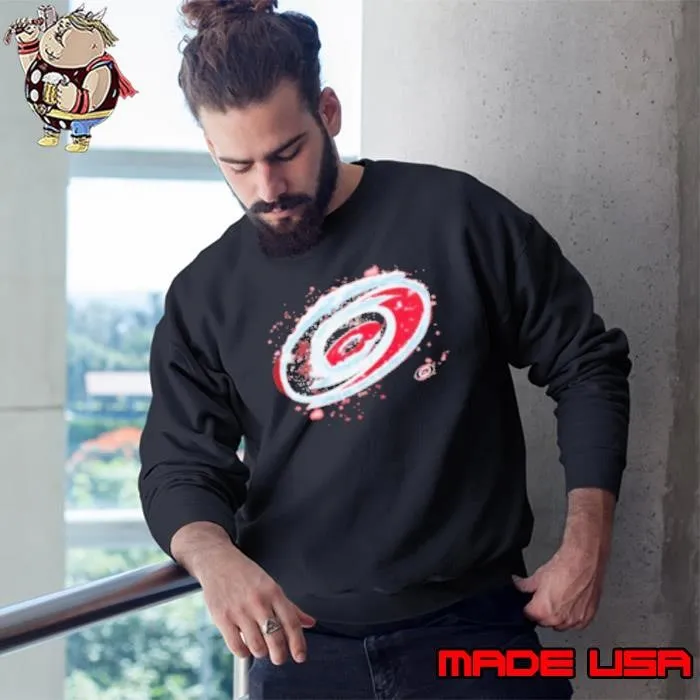 Carolina Hurricanes Snow Logo Sweatshirt