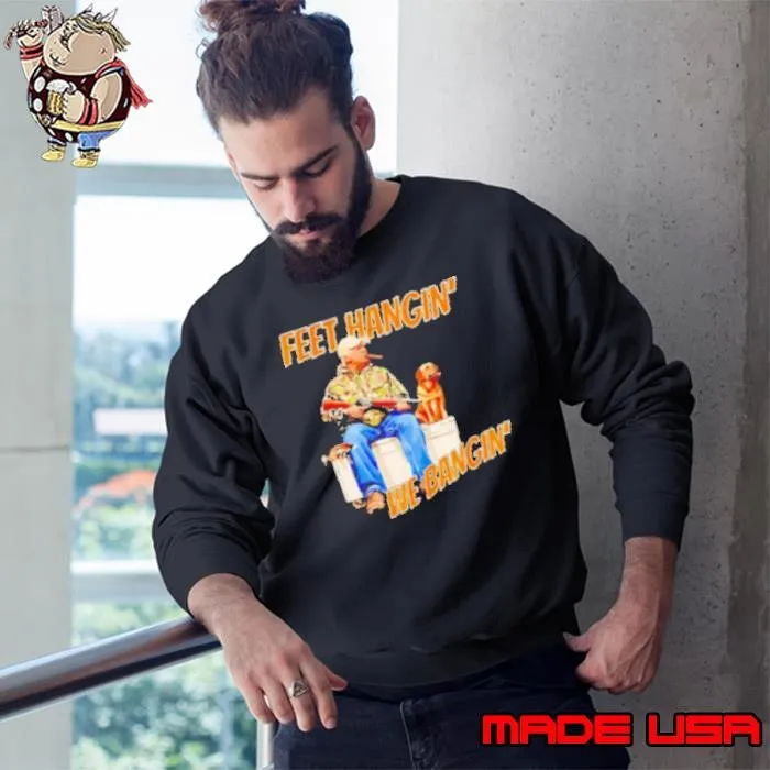 Feet Hangin We Bangin Trump Duck Hunting Sweatshirt